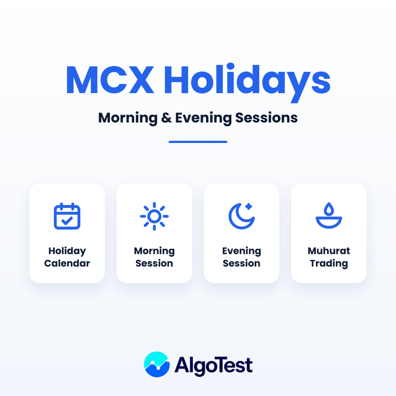 MCX Holidays 2026: Holiday List & Trading Sessions