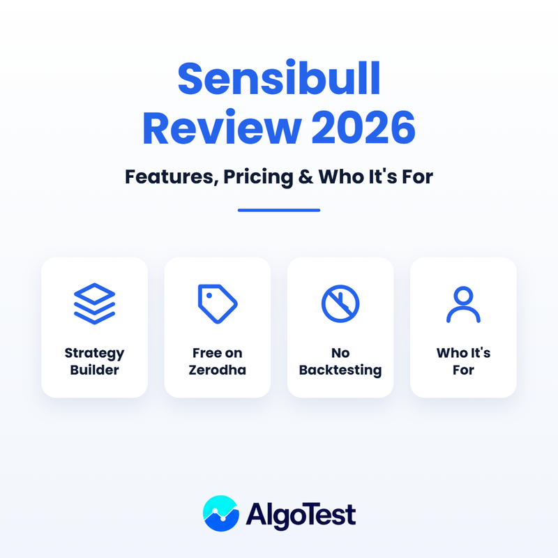 Sensibull Review 2026: Features, Pricing and Who It's For