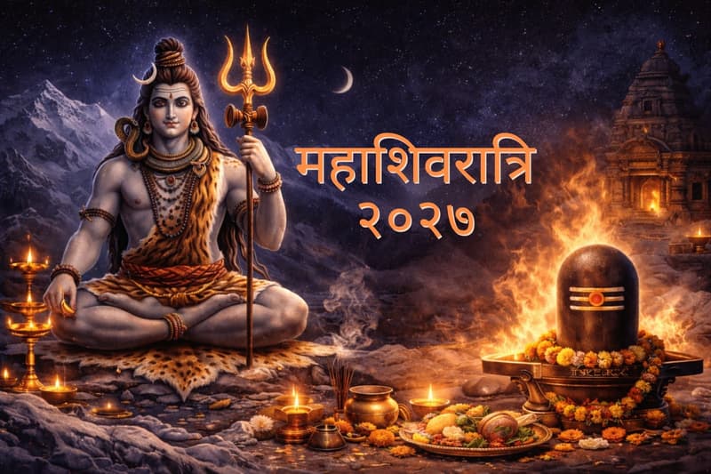 महाशिवरात्रि २०२७ : उद्गम, महत्त्व, तिथियाँ और समय