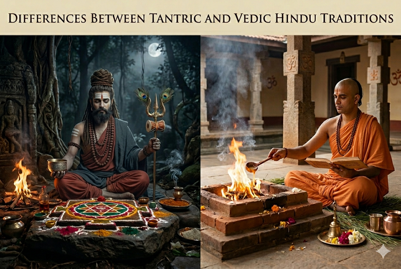 Differences Between Tantric and Vedic Hindu Traditions