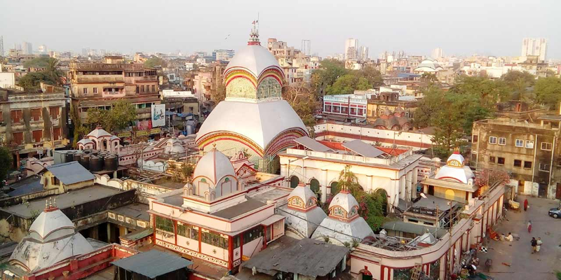 A photo of Kalighat Temple, Kolkata.