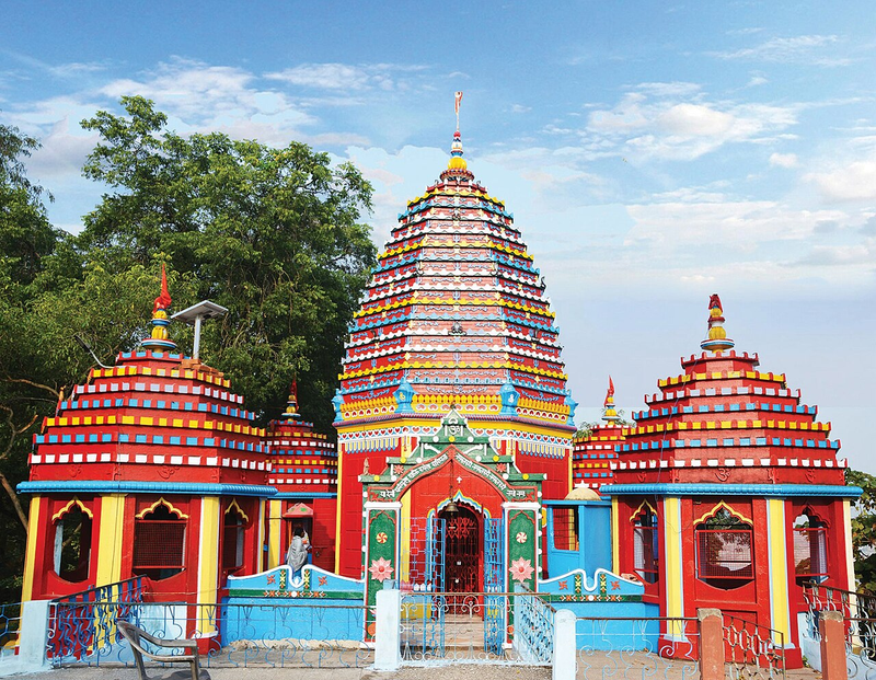 A photo of the Chhinnamastika Temple in Rajrappa Jharkhand.