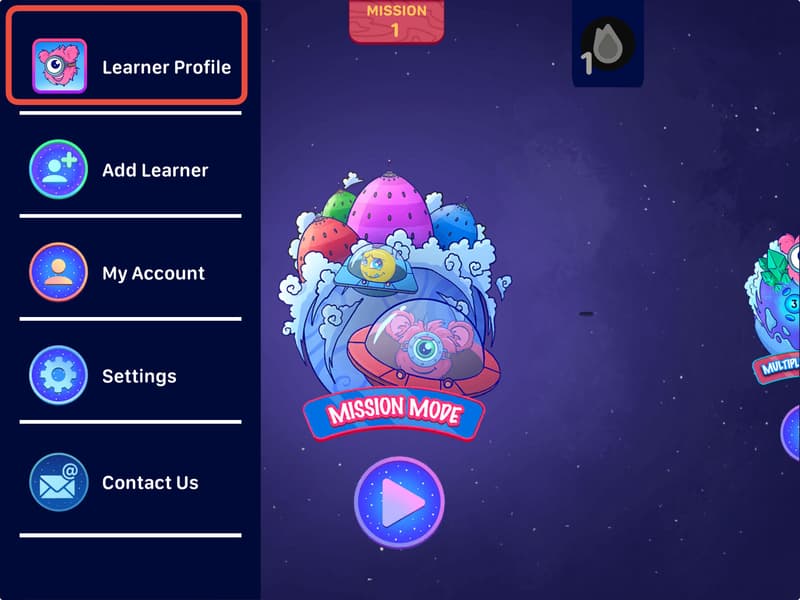How do I switch between learner profiles?