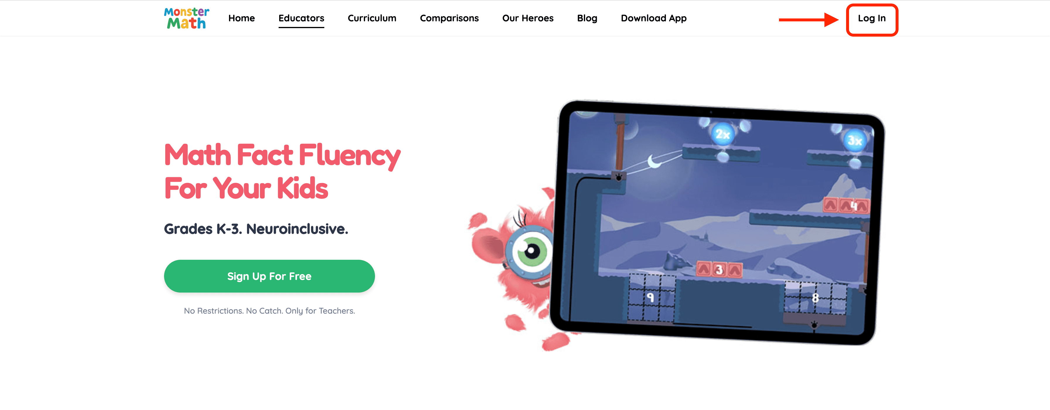 How to login to teacher account