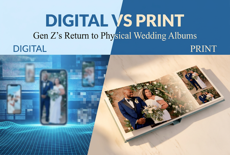 Digital vs. Print: Why Gen Z Couples are Returning to Physical Wedding Albums