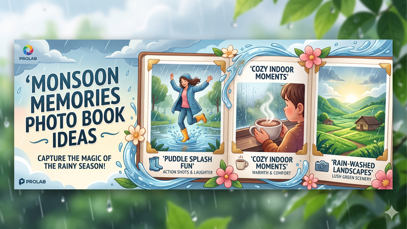 Monsoon Memories: 7 Cosy Photo Book Ideas for the Rainy Season