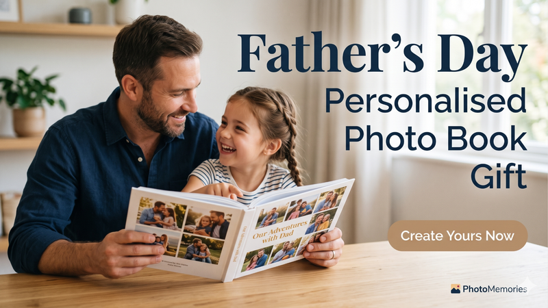 The Perfect Father's Day Gift: A Personalised Photo Book He'll Actually Keep