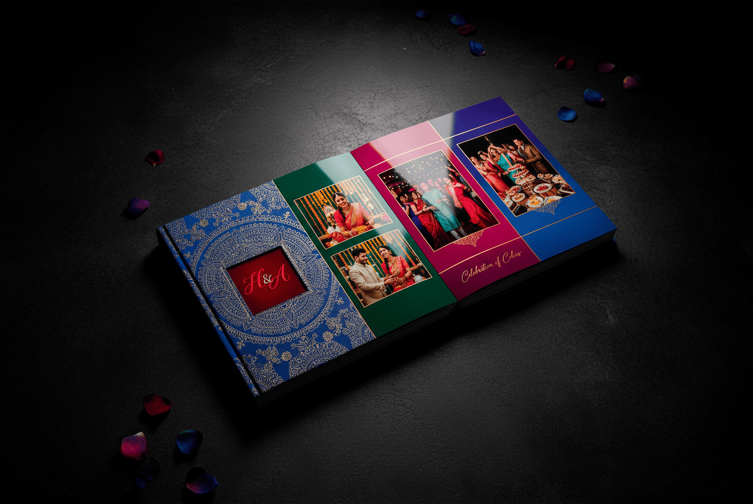 photobook creating using color palette