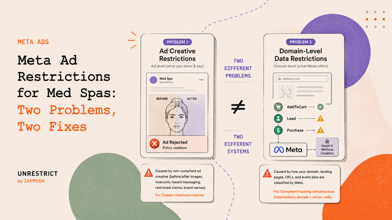 Meta Ad Restrictions for Med Spas: Two Problems, Two Fixes