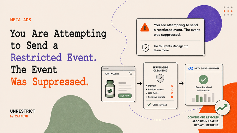 You Are Attempting to Send a Restricted Event. The Event Was Suppressed. 