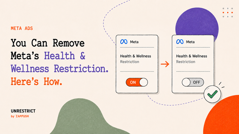 You Can Remove Meta Health and Wellness Restrictions. Here how!