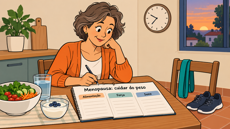 Emagrecer na menopausa: hábitos e acompanhamento médico