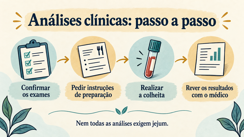 analises clinicas passo a passo