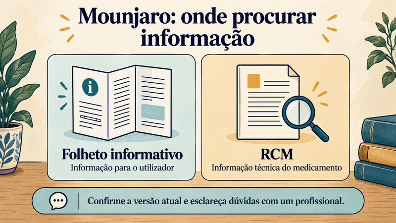 mounjaro folheto informativo onde procurar informaçao fontes oficiais