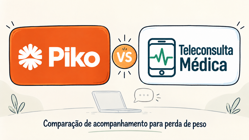 TeleconsultaMédica vs PIKO: qual escolher para emagrecer?