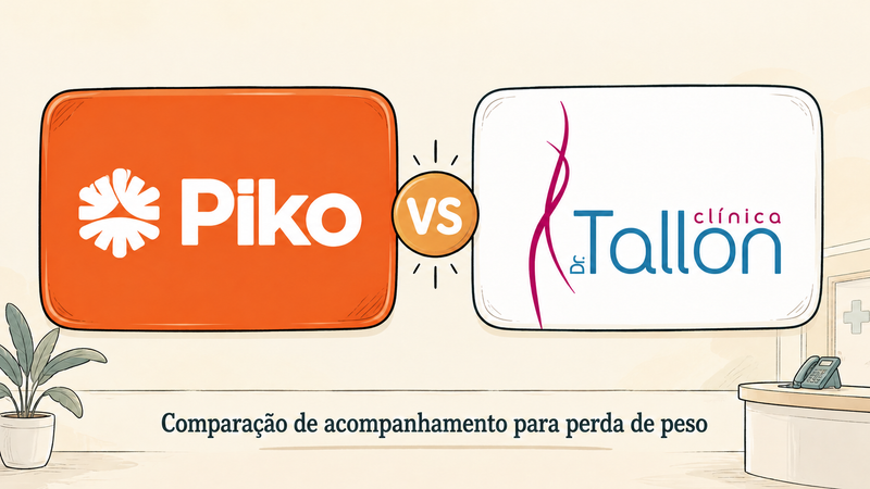 Dr. Tallon vs Piko: que clínica escolher para perder peso?