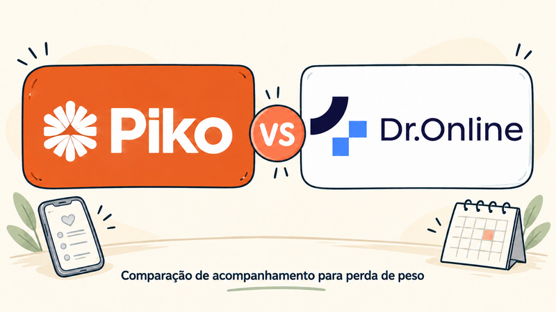 DrOnline vs Piko: que programa escolher para emagrecer?