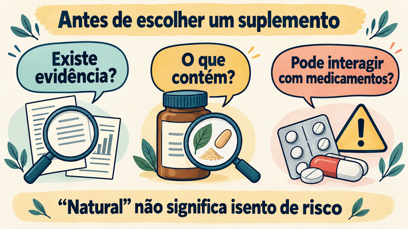 como escolher suplemento