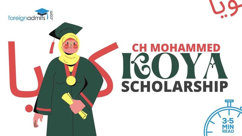 CH Mohammed Koya Scholarship- Eligibility, Deadline, & More