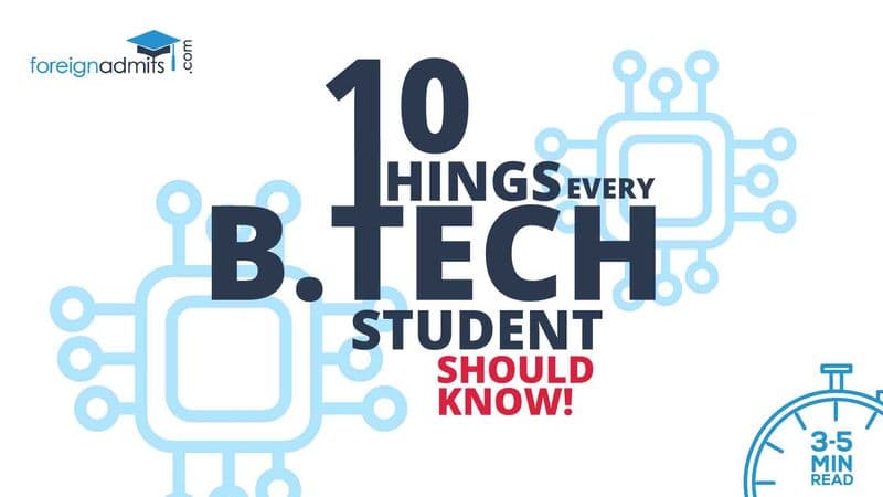 10 Things Every Student Pursuing BTech Should Know
