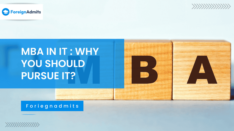 MBA In IT : Why You Should Pursue It?