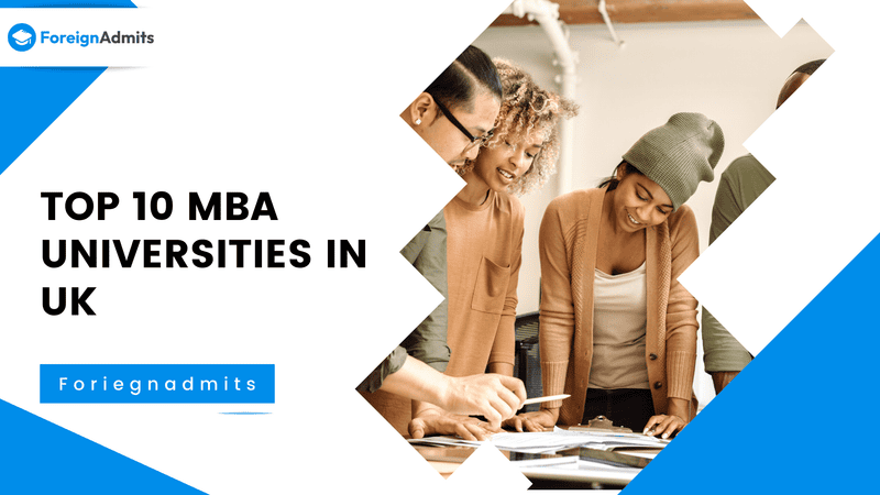 TOP 10 MBA UNIVERSITIES IN UK