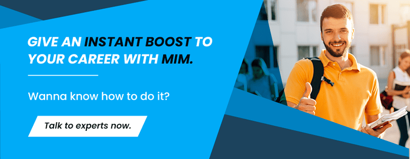 Do your MIM from abroad