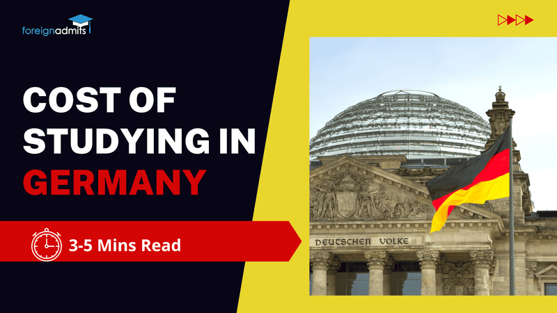 Cost of studying in Germany