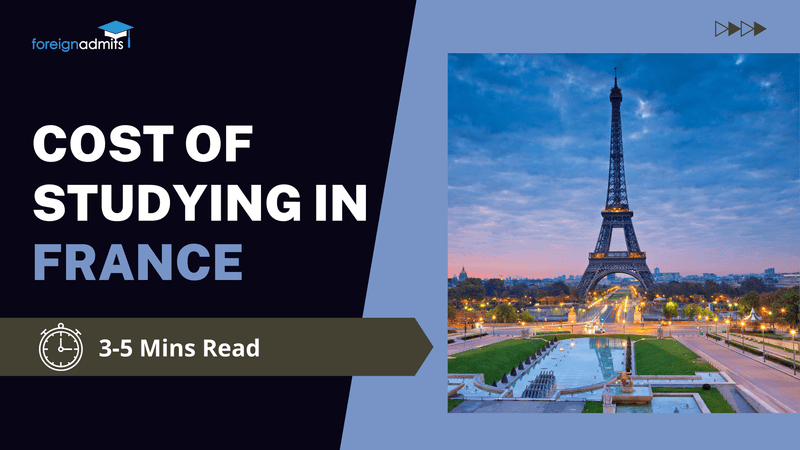 Cost of studying in France