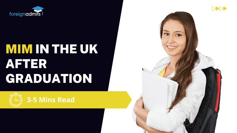 Masters in Management in the UK after graduation