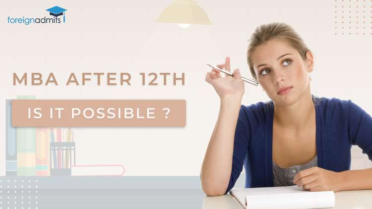 MBA After 12th – Integrated MBA Program