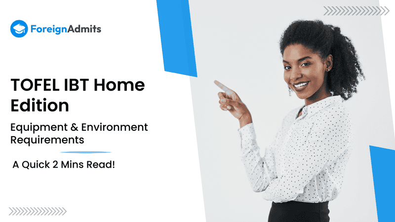 TOEFL iBT Home Edition – Equipment and Environment