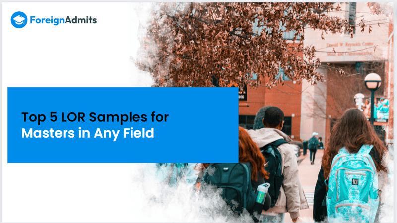 Top 5 LOR Samples for Masters in Any Field