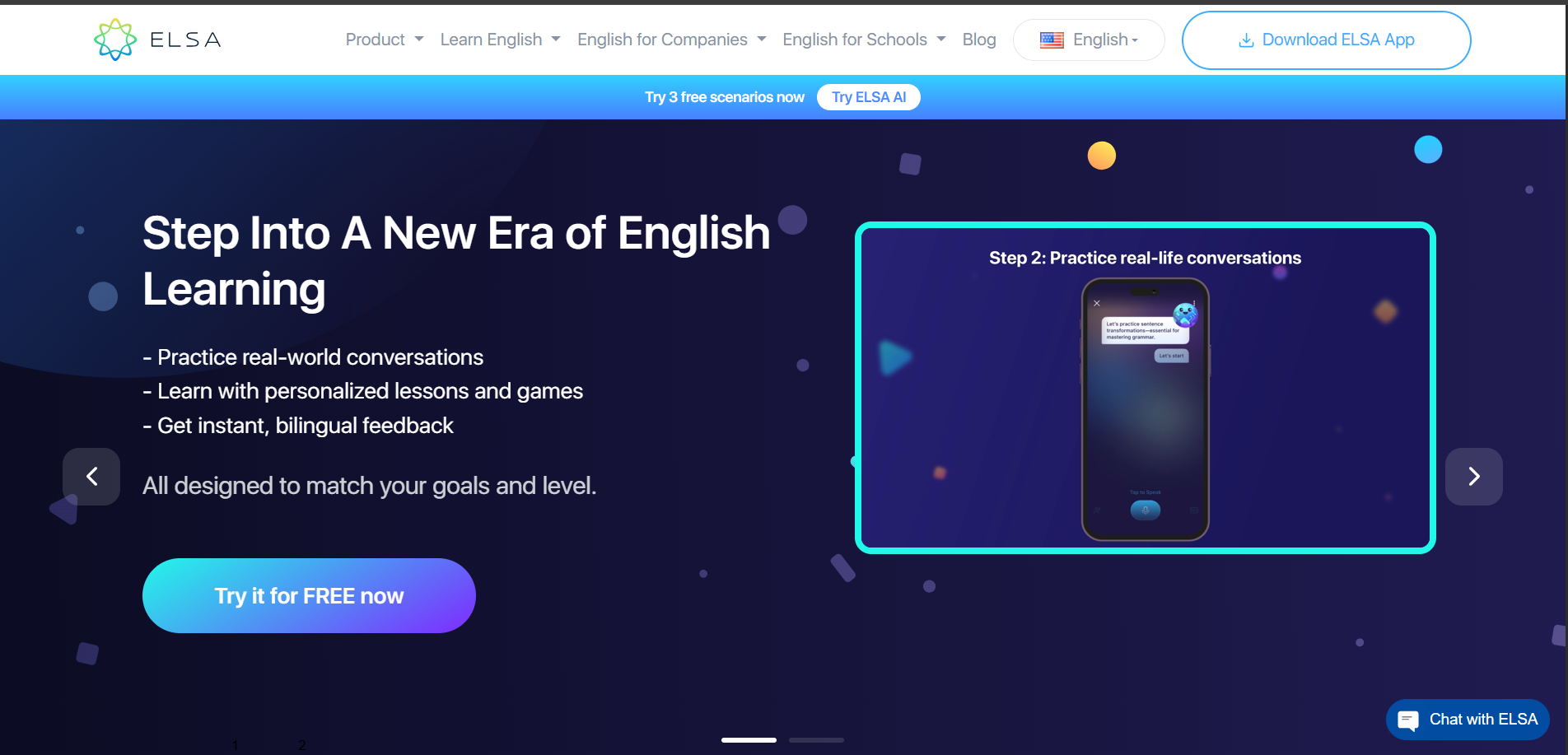 Elsa speak interface