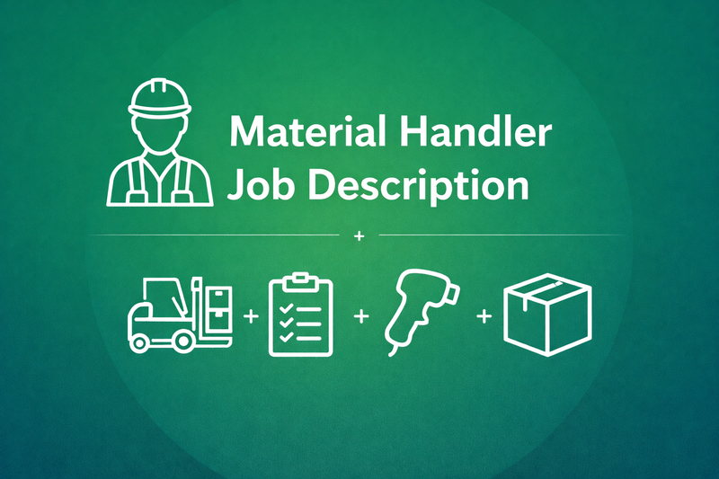 Material Handler Job Description (Duties, Skills, Salary & Examples)