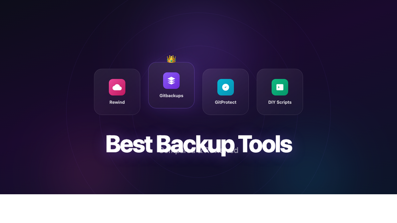 Best GitHub Backup Tools & Solutions Compared
