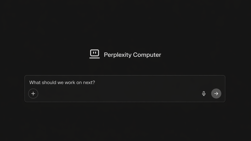 Perplexity Computer screen