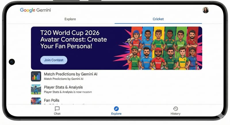 Google Gemini's T20 World Cup Campaign Targets Cricket Fans