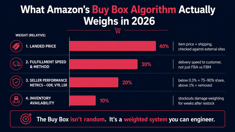 What is the Amazon Buy Box in 2026? Losing It Costs $1,800/Month