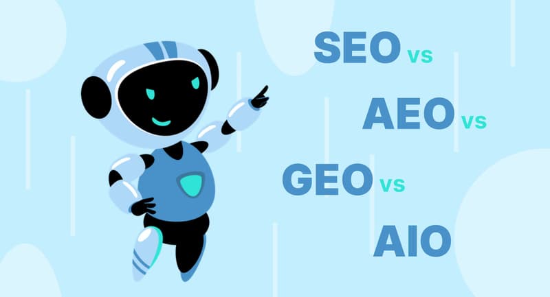 SEO vs AEO vs GEO vs AIO