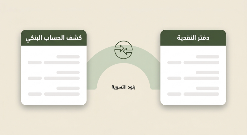دليل التسوية البنكية: طابق دفاترك مع حسابك البنكي