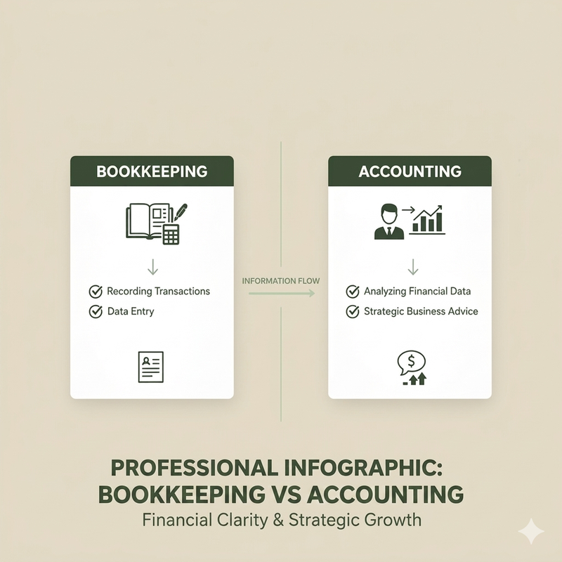 Accounting vs. Bookkeeping: What is the Real Difference for Businesses?