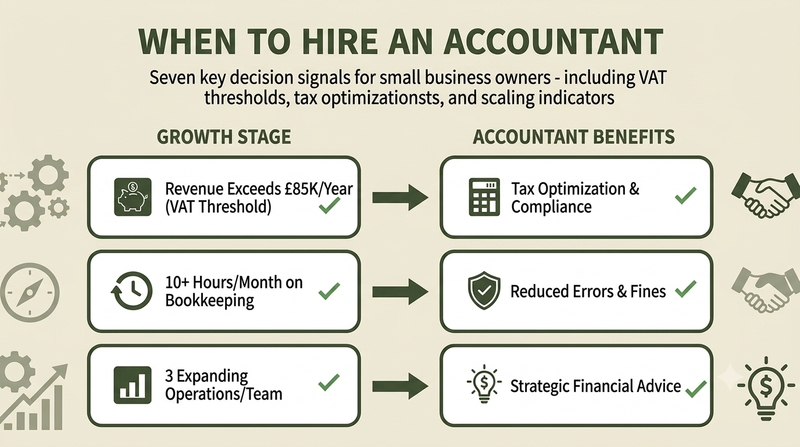 When to Hire an Accountant for Your Small Business