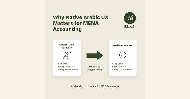 Why Native Arabic UX Matters for MENA Accounting