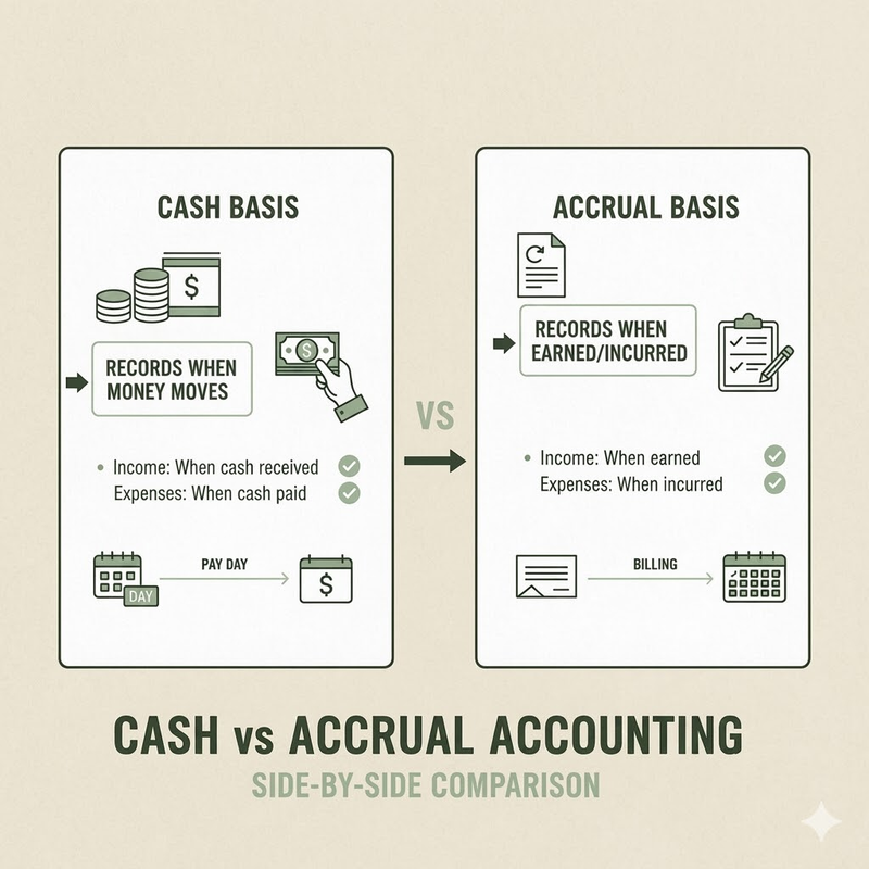 Cash vs. Accrual Accounting: Make the Right Choice for Your Business