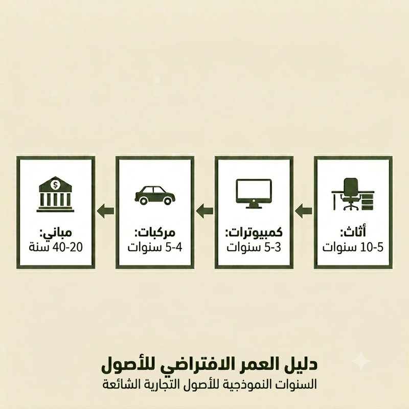 دليل العمر الإنتاجي للأصول للشركات في دول مجلس التعاون الخليجي