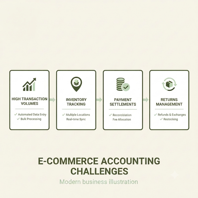Accounting for E-commerce: Managing Inventory and High-Volume Transactions