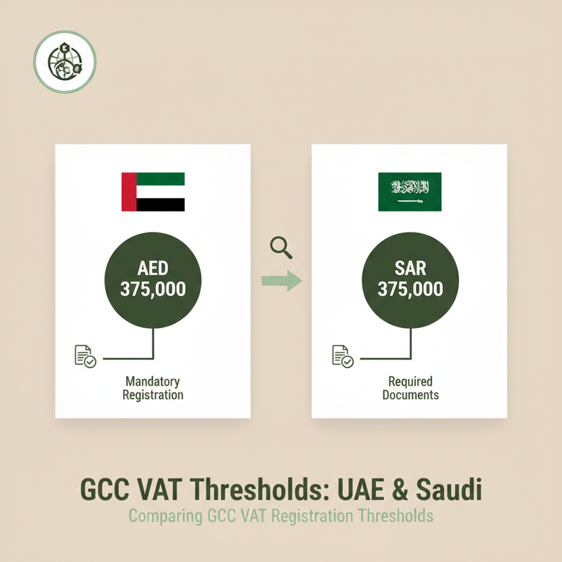 GCC VAT registration thresholds