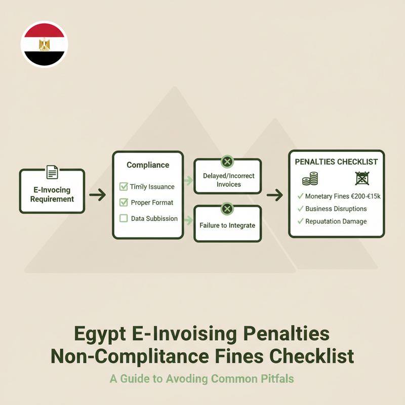 Egypt ETA e-invoicing penalties and compliance checklist