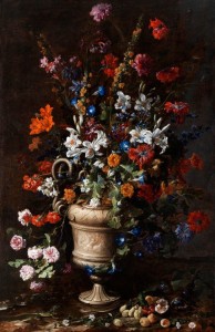 American colonial flower arrangement